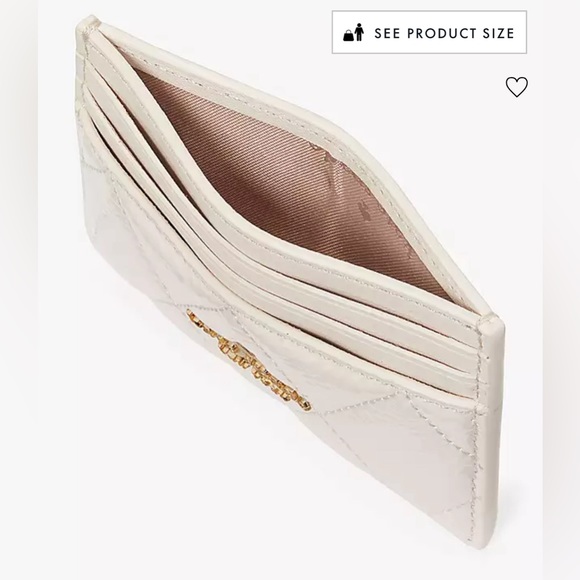 *BOGO FREE* NWT Kate Spade Glimmer Quilted Patent Leather Boxed Crossbody Set - Picture 6 of 7